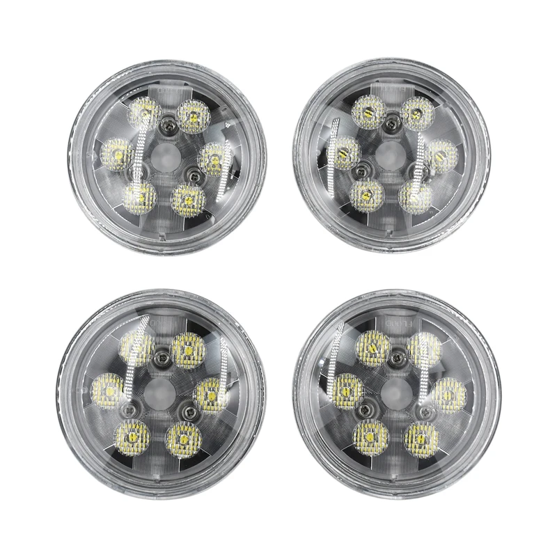 CHKJ4 Pieces LED Fender Work Light 4.5” RE336112 AR104119 Compatible With Tractor 2520 3020 4020 4055