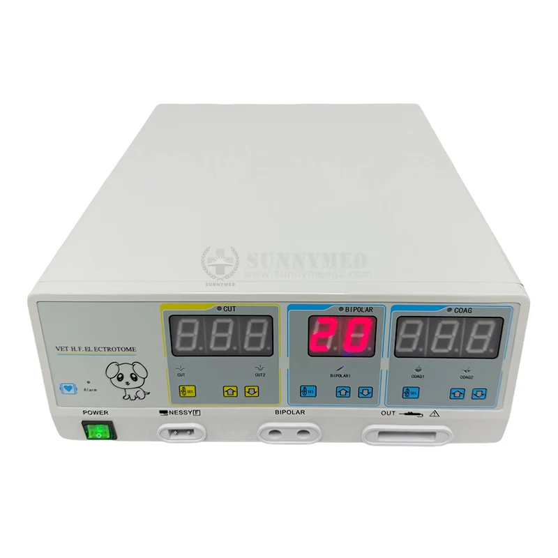 SY-I085 獣医電気外科用発電機 200 ワット出力電力双極凝固高周波電気メス電気外科ユニット