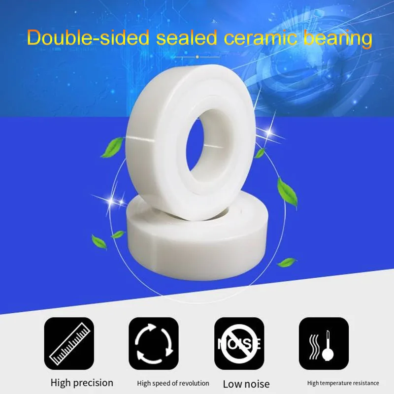 

Double Sided Sealed All Ceramic Zirconia Bearing 6000 6001 6002 6003 6004 6005 6006 6008-2RS High Quality Zirconia Ball Bearing