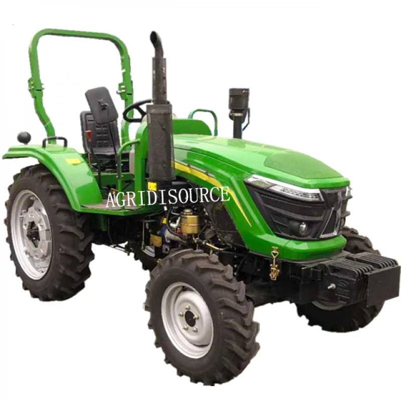 china：agricultural farm wheel tractors 704 70hp 4x4wd with small mini compact equipment