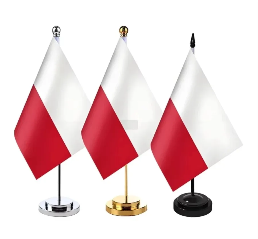 

8-Line Oscams Polska Slovakia Flag Red Europe 4K Indoor Outdoor Poland Germany EU Flag for Home Garden Decor