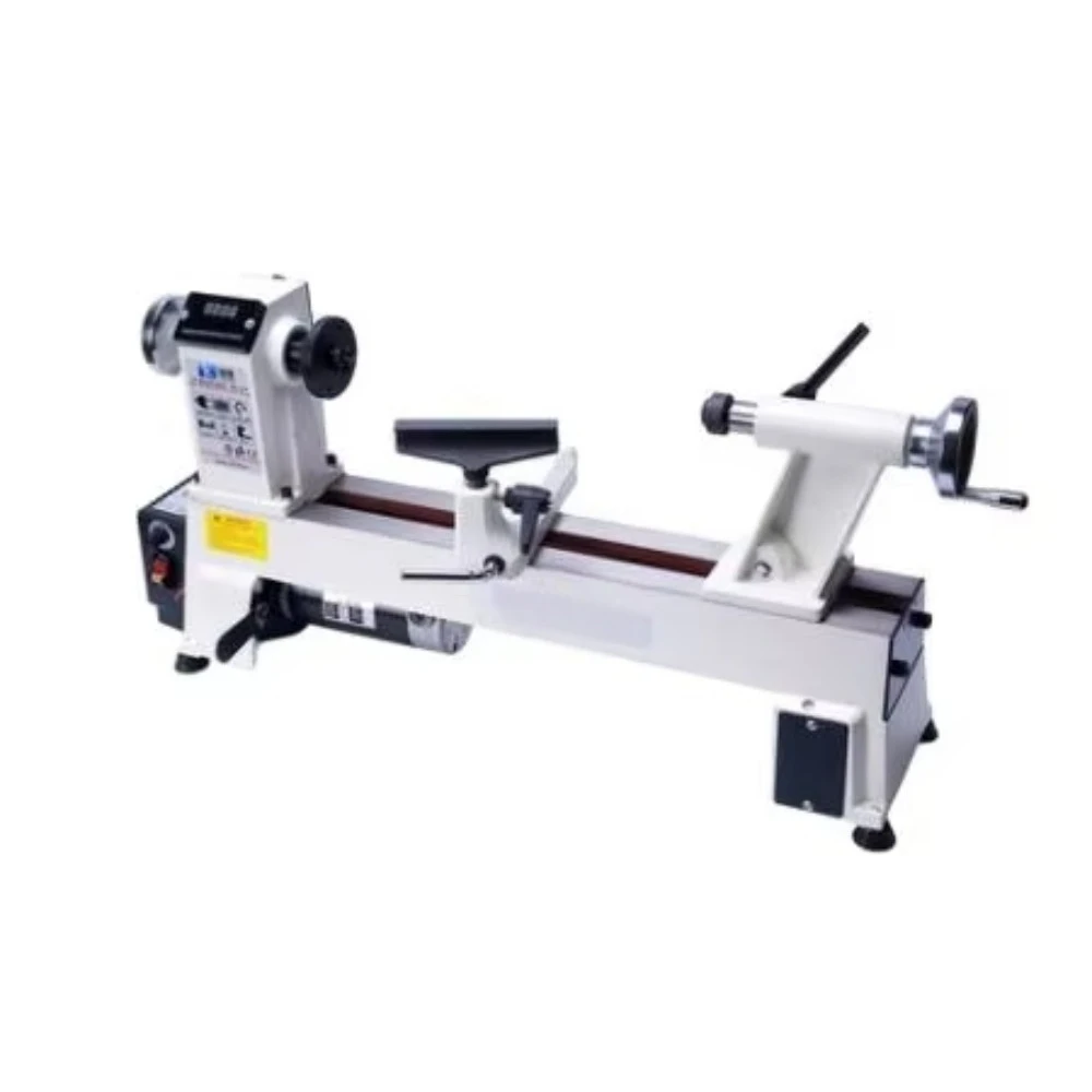 900W digital display mini woodworking lathe with a processing length of 450mm, suitable for DIY in home workshops