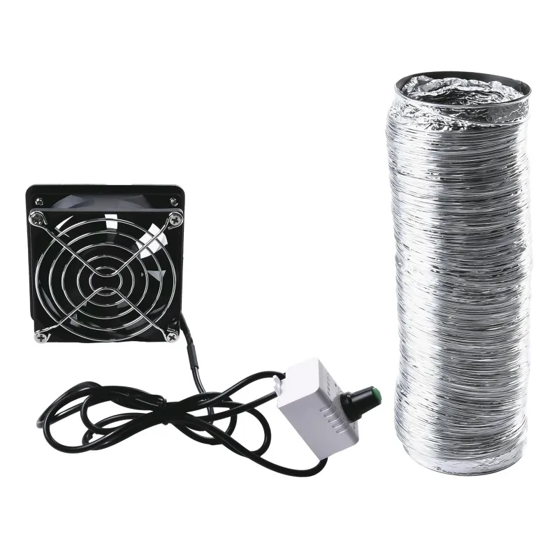 USB Einstellbare Geschwindigkeit Solder Rauch Absorber ESD Fume Extractor Fan Rohr Kanal Abluftventilator Mit Rohr Wanne Belüftung Fan