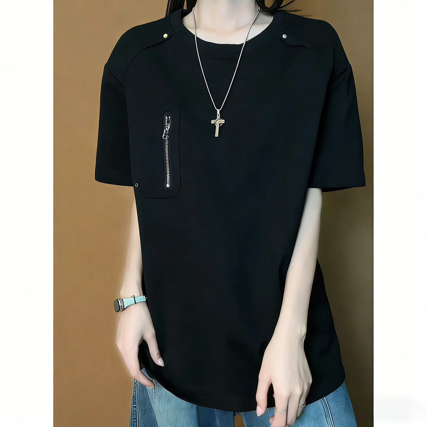 2026 Summer Men's New Style Fashion Casual Round-neck Short-sleeved T-shirt — купить у AliExpress WW