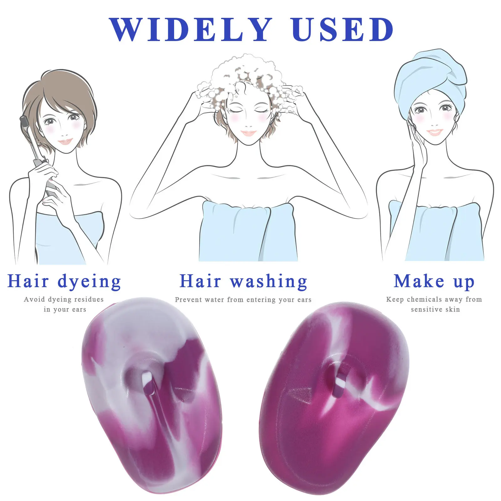 Warmer Salon Ear Caps for Hair Dye Protector Scalp Covers Hairdressing Supplies Shield