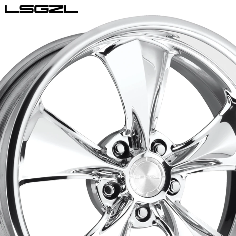 Custom Forged 5 Spokes Deep Concave Deep Dish Alloy Rim 5x114.3 5x130 5x120 20 22 24 26 Inch Wheels For Cadillac Ram Chevrolet