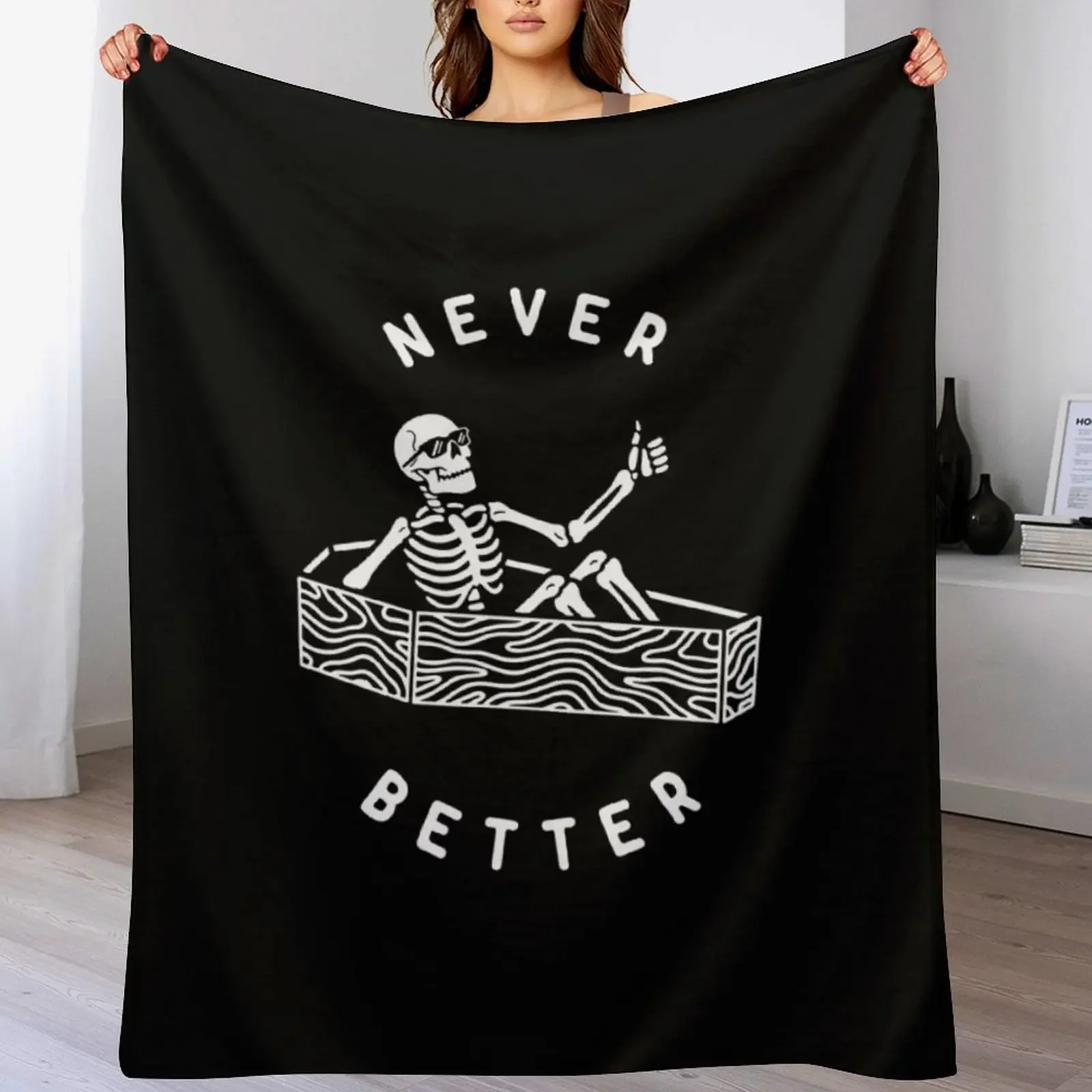 

Never Better Throw Blanket All Season Soft Lightweight Blanket for Home