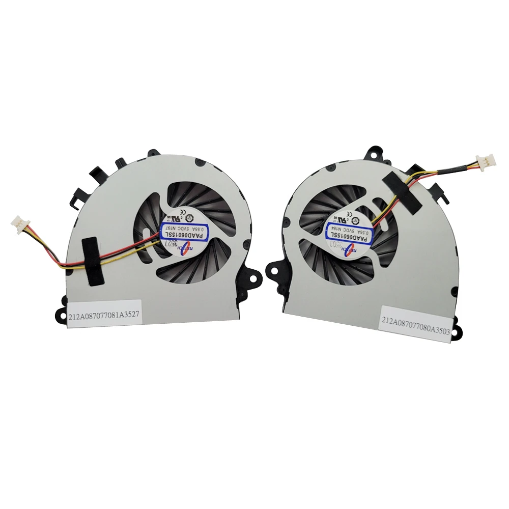 New Compatible CPU and GPU Cooling Fan For MSI GS70 GS72 MS-1771 MS-1773 UX7 7G-700 PAAD06015SL N184 N197  DC5V