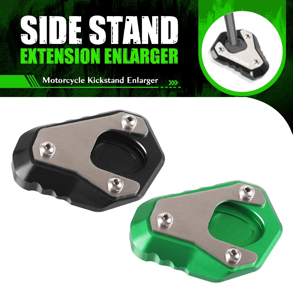 

Motorcycle Kickstand Extender Foot Side Stand Extension Pad Plate FOR Kawasaki Versys 1000 Versys 1000 Grand Tourer Versys 1000S