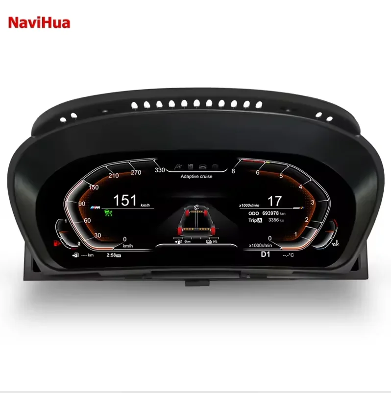 

For BMW X5 E70 X6 E71 LCD Screen Linux System Car Digital Cluster Dashboard Instrument Speedometer Virtual Cockpit New Upgrade