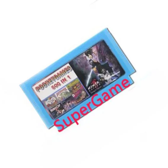 

Real 500 in 1 Game Cartridge, No repeat, 8 bit 60Pins classical game card