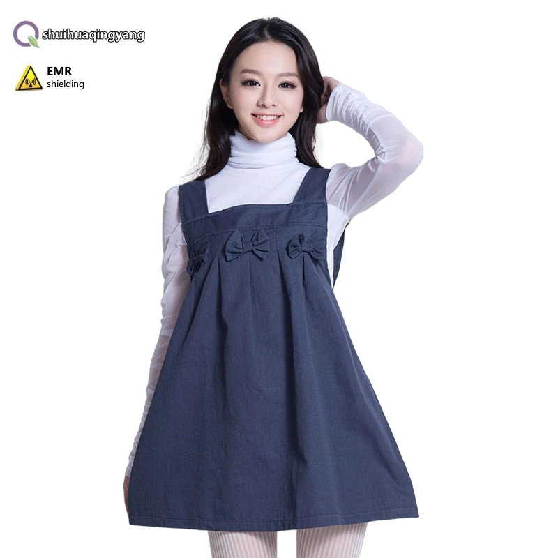 Anti-radiation metal fiber maternity clothes Mobile phone, Computer electromagnetic radiation protective pregnant women dresses