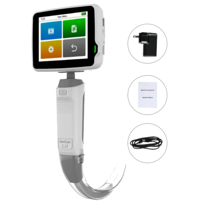 

Hot Selling 3.5 inch LED Screen ENT Examination Video Laryngoscope with Reusable Blades