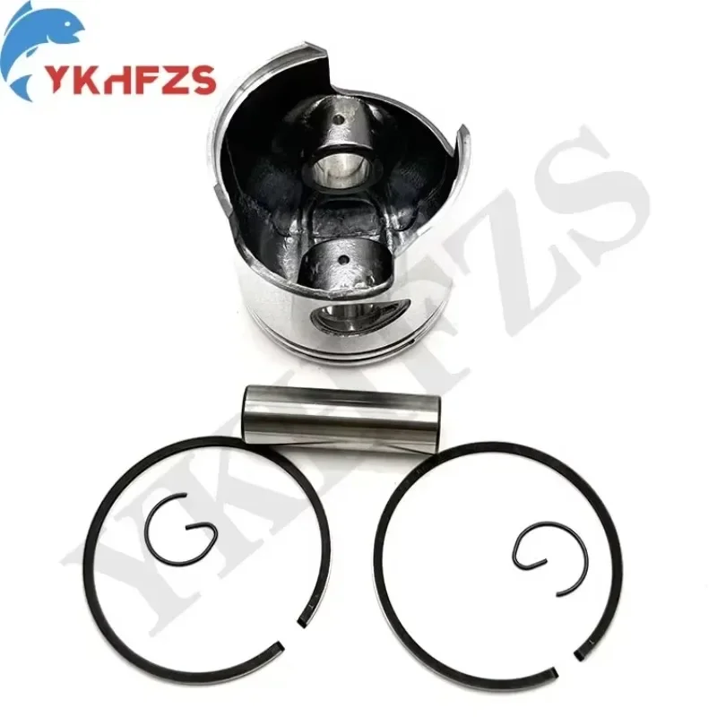 3LC-00001-0 Piston kit PISTON&CLIP&PIN&RING For Tohatsu Outboard Engine 2-Stroke MX50D2,MWX50D2; Diameter: 68MM, Made in Taiwan