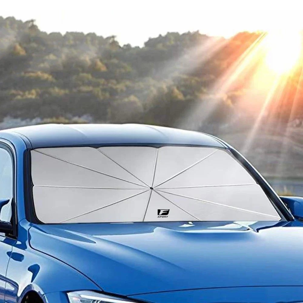 Car Windshield Sun Shade Umbrella Foldable Window Sun Heat Protection for Lexus F LFA ISF GSF RCF F SPORT ct gs nx es if