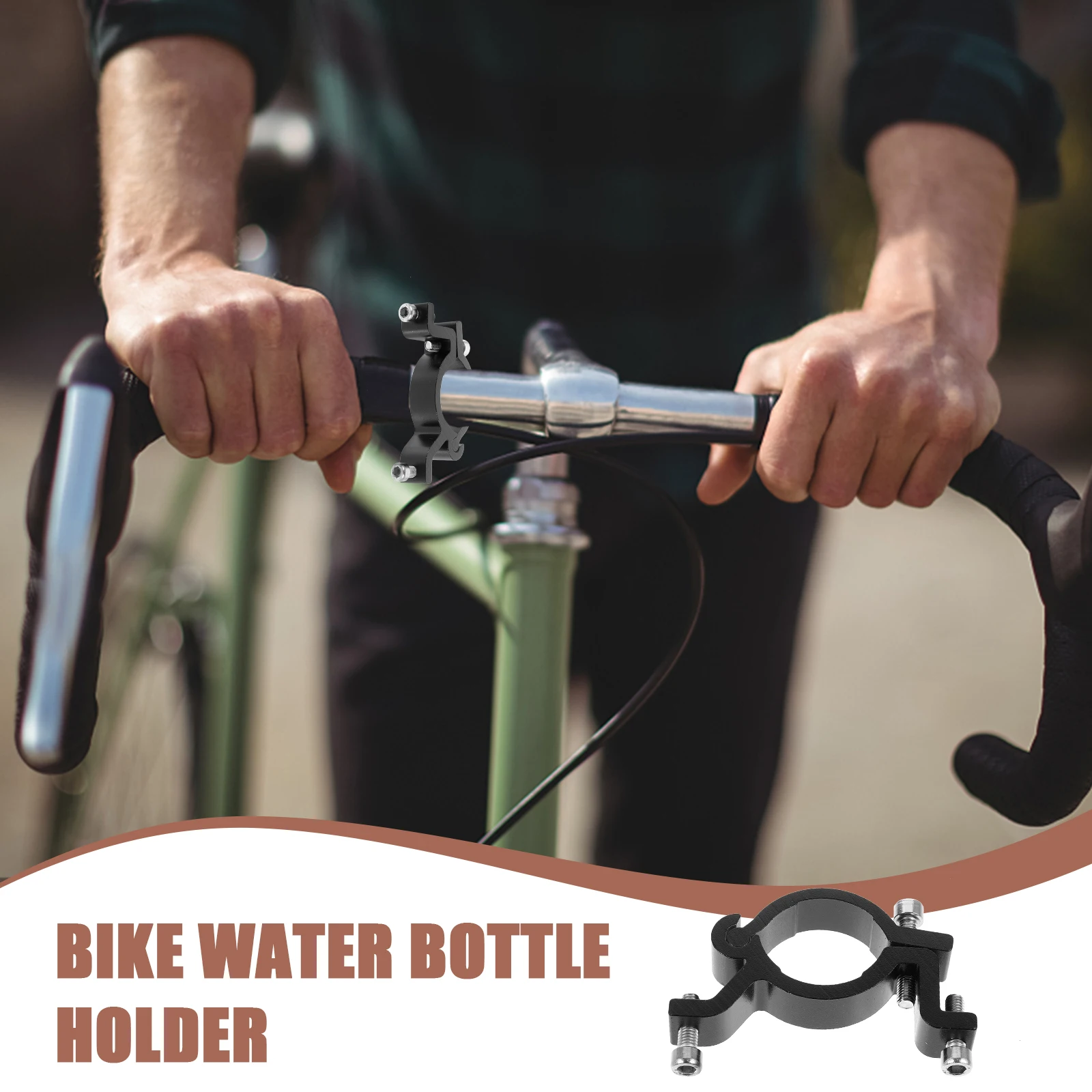 

Bicycle Bottle Rack Foldable Aluminum Alloy Adapter Seatpost Bottle Holder Mount Seatpost Black Compatibility Practical Mount