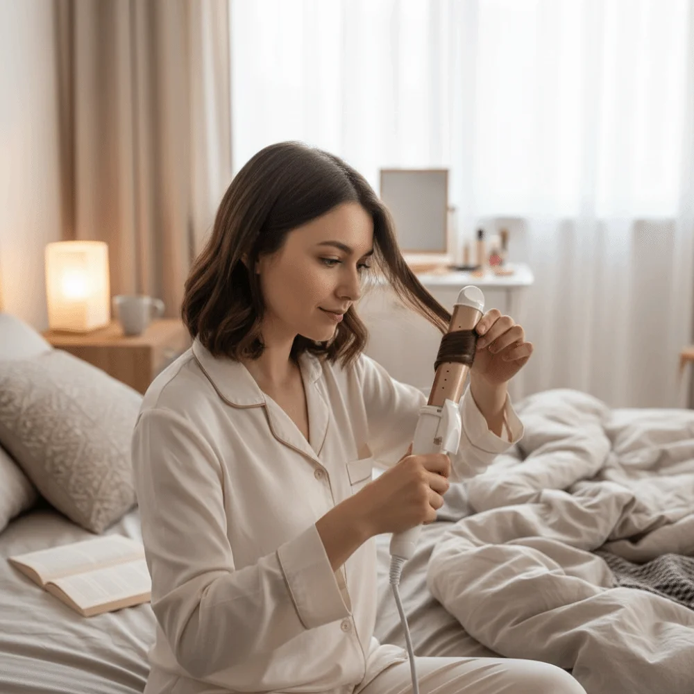 

Профессиональные керамические щипцы для завивки волос с контролем температуры, быстрый нагрев, электрические кудри, палочка, портативные автоматические щипцы для завивки волос для путешествий