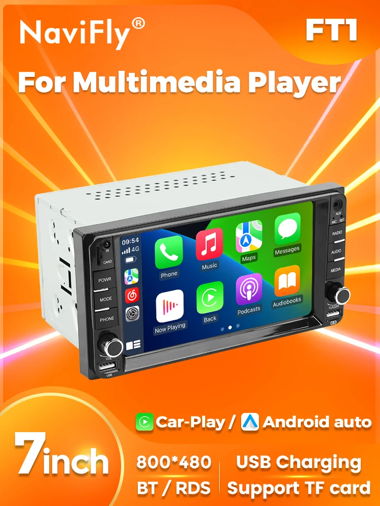 7-calowy Carplay+Auto Multimedia Car Radio Video Player Uniwersalny dla Toyota VIOS CROWN CAMRY HIACE PREVIA COROLLA RAV4 Pardo Camry — 2