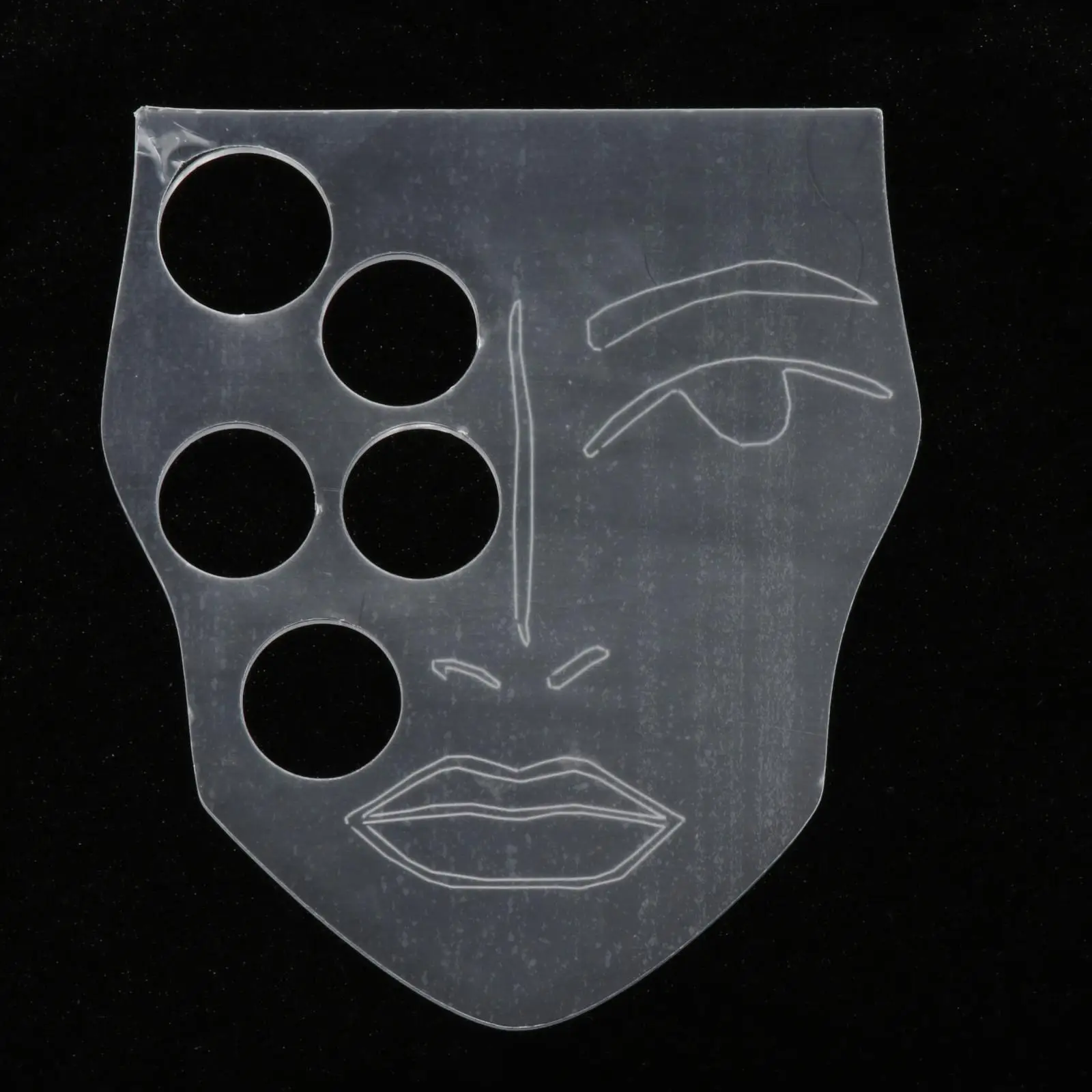 3xTransparent Makeup Palette Makeup Artist Tool for Pigment Lip Gloss Nail Art