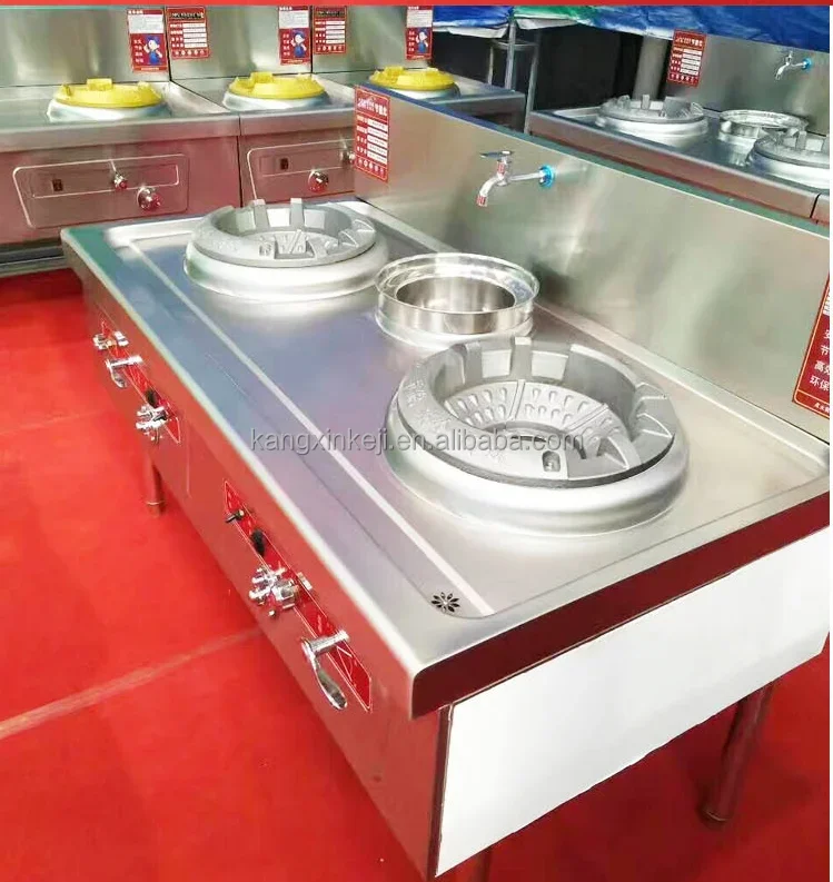 Commercial Gas Stove Restaurant Single Double Burner Cooker Raging Fire Hotel Kitchen Liquefied Gas Stove