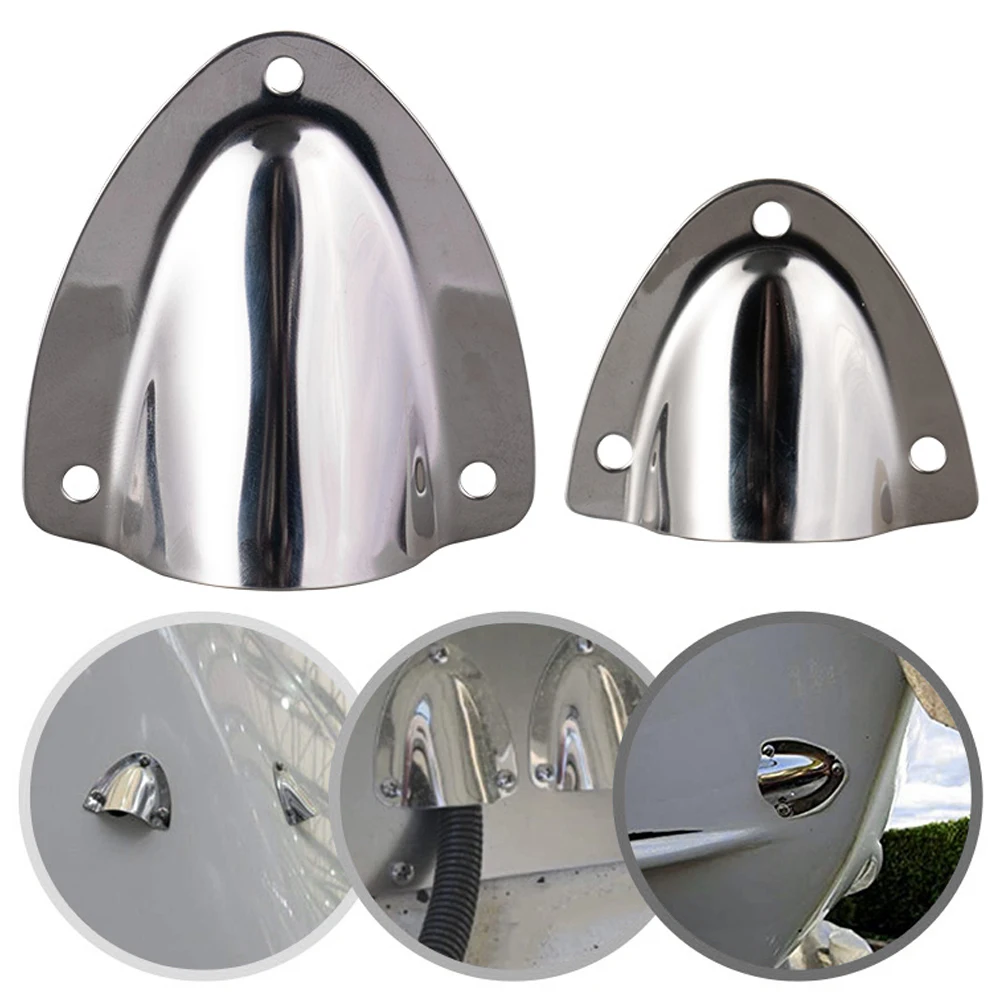 Durable Large Marine Hardware Stainless Steel Lightweight Boat Accessories Dinghy UV-proof Clam Shell Vent Cover Yacht