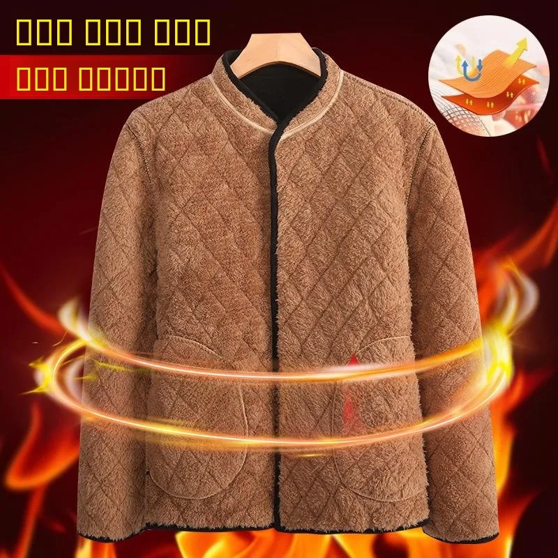 الرجال Thiened Fce اصطف القطن Jaet شتاء دافئ مقاوم للماء الباردة والدليل على معطف طويل خاص واسع صالح ملابس الترفيه غير رسمية