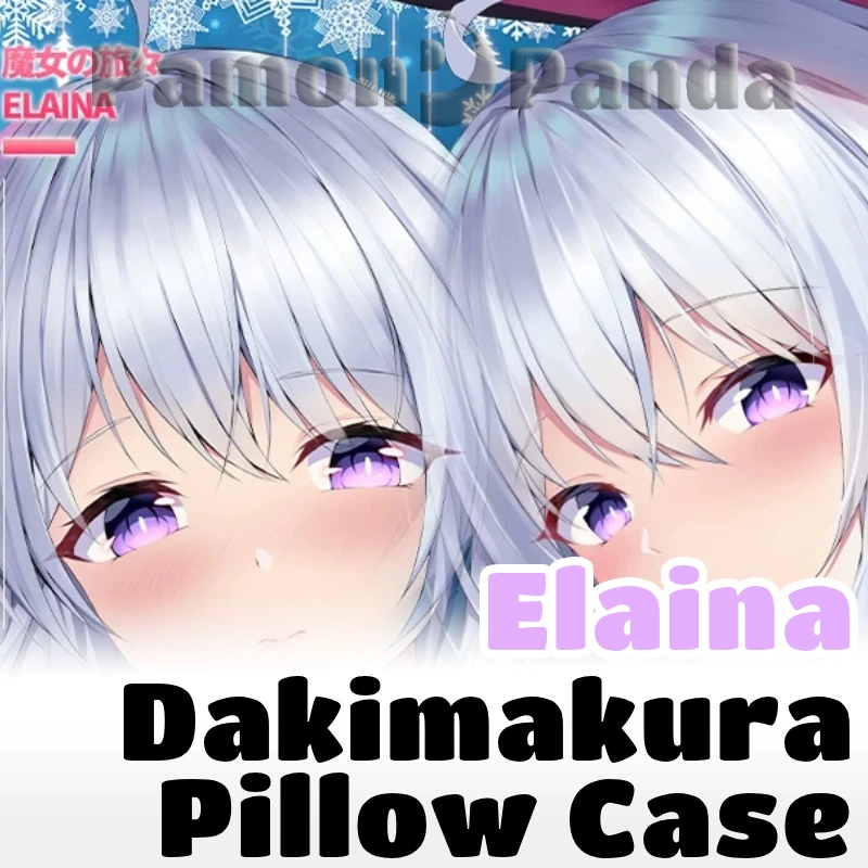 Elaina Dakimakura Wandering Witch Anime Hugging Pillow Case Full Body Cushion Cover Pillowcase Home Bedding Decor Otaku SFYX