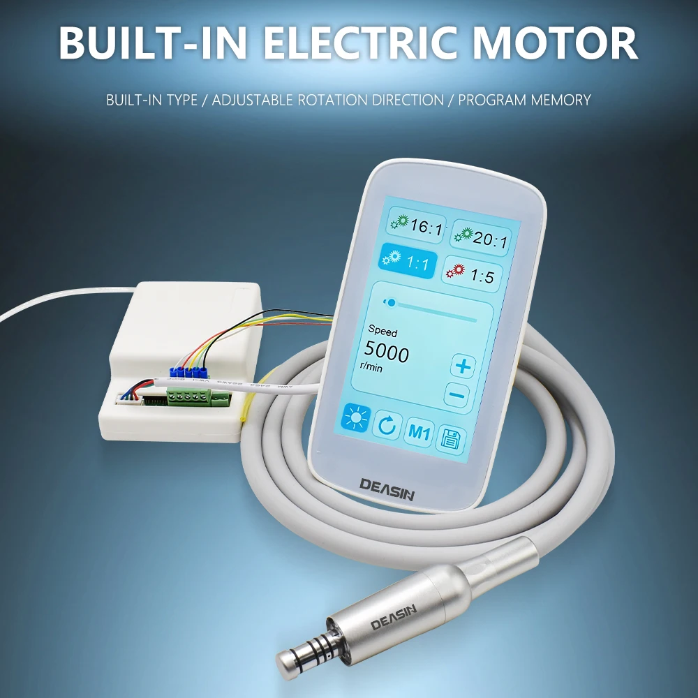 Max.40,000rpm Electric Micromotor LED Dental Built in Micro Motor Electric Dental Polisher Dentist Equipment For Dental Chair