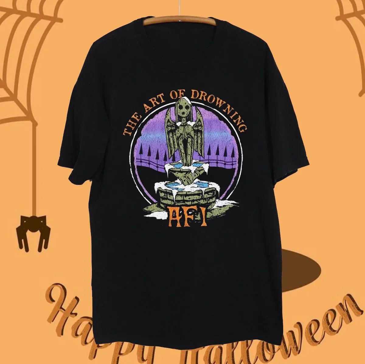 AFI Band the Art of Drowning Shirt, Halloween AFI Band T-shirt