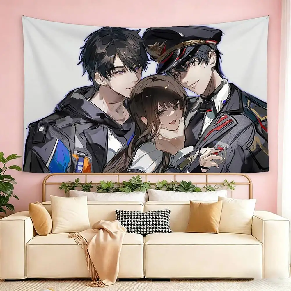 Caleb L-Love and D-Deepspace Flags Suitable For Party Club Outdoor Interior Wall Decoration Banner Fans Gift