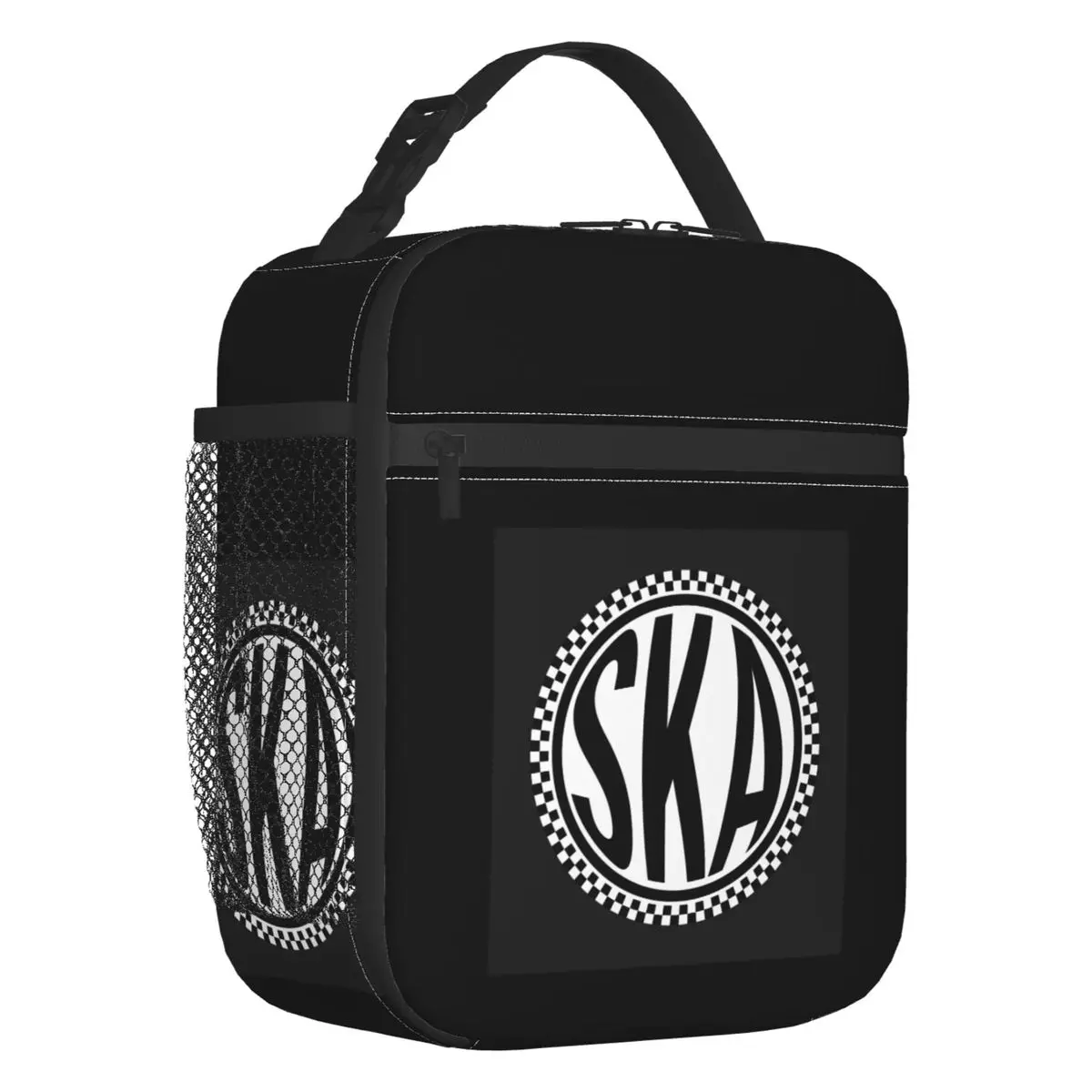 Ska Insulated Lunch Bag for Women Resuable Jamaica Music Cooler Thermal Lunch Tote Office Picnic Travel