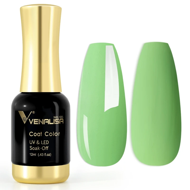 Venalisa Nagel-Gel-Nagellack, 12 ml, glitzernder, platinfarbener Gel-Nagellack, Super-Textur, Soak Off UV-LED, vollständige Abdeckung, Gel-Nagellack
