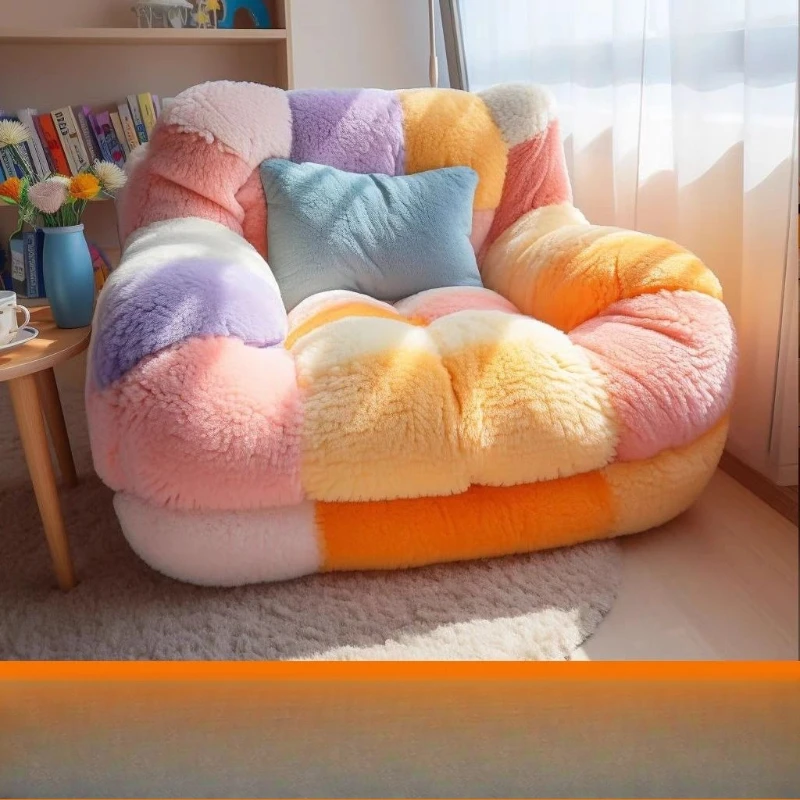 Independent queen art piece lazy sofa leisure chair full of design sofa bedroom 2024 new