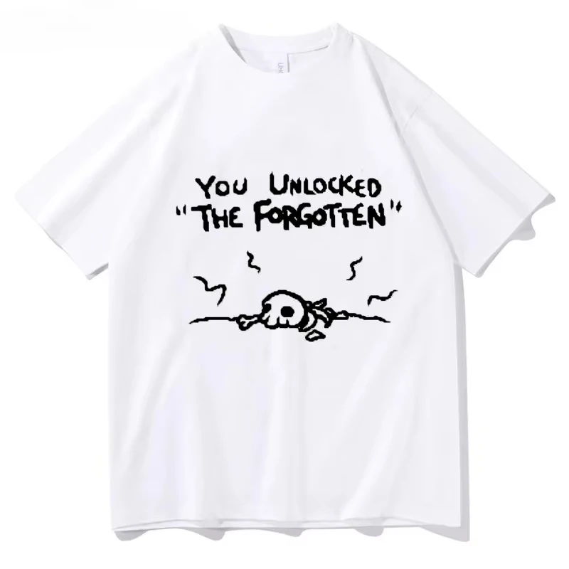 Binding of Isaac T-Shirt Women Hip Hop Tee Short Sleeve Unlocked The Forgotten Tshirt Summer Top Casual Streetwear Cotton Gift