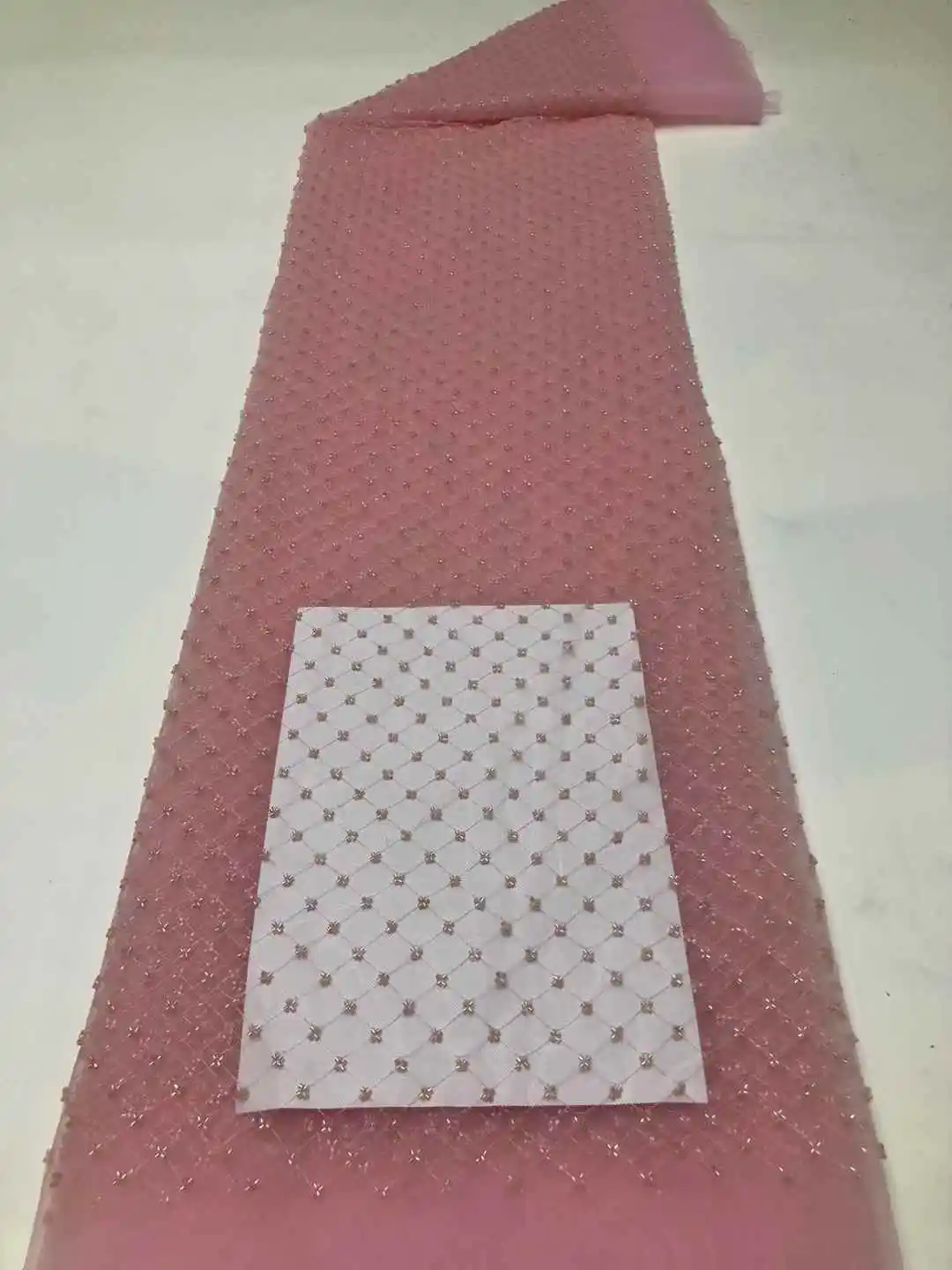 

African Lace Fabric 2025 Sequins Beaded Embroidery Groom Nigerian Bridal High Quality French Tulle Lace Fabric For Wedding