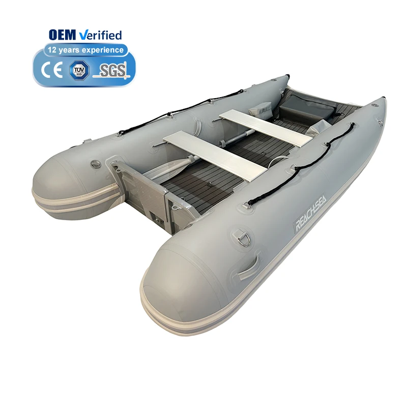 

Reachsea Top Sale High Speed Inflatable Boat Fishing Boat Catamaran Inflatable Boat for Sale