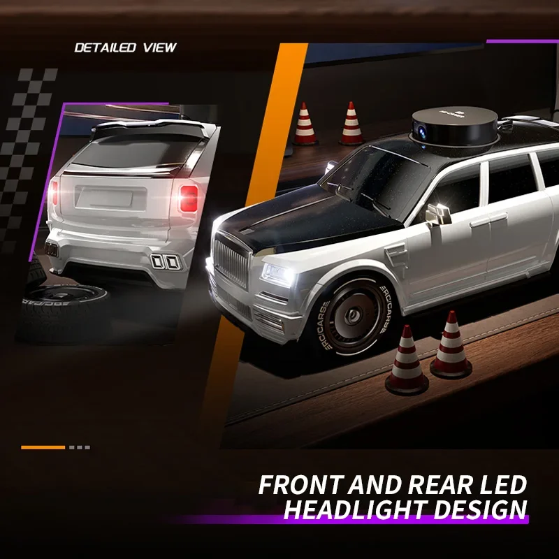 カメラ付きRCドリフトカー 2.4G 4WDリモコンレーシングカーおもちゃ スクリーンディスプレイ搭載 高速オフロード車両モデルおもちゃ 子供向けギフト