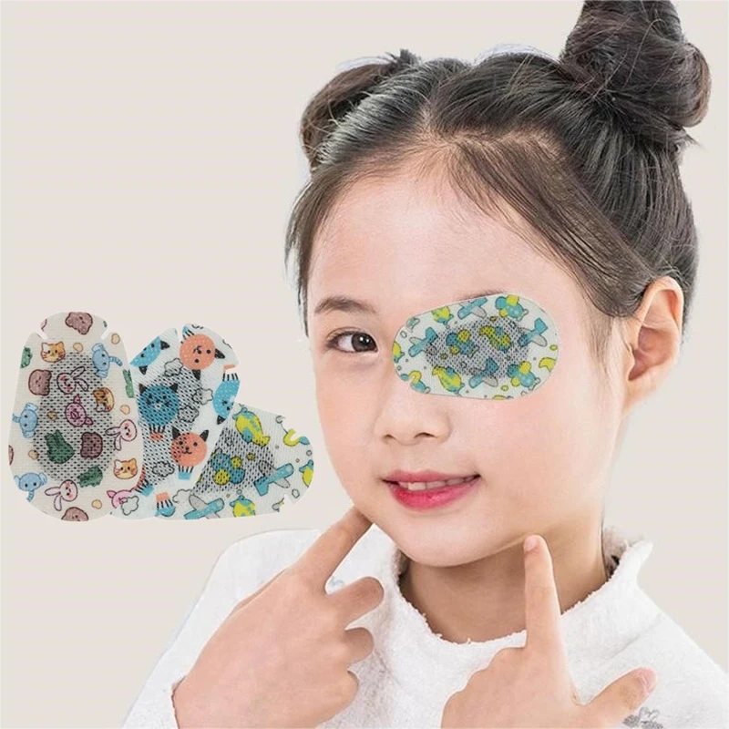 

Cartoon Adhesive Eye Patches Amblyopia Shading Eye Patches Strabismus Children Correction Protect Eyesight Sterile Eye Patch