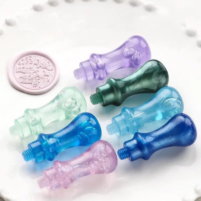Sealing Wax Stamp Handle Wax Sealing Fire Paint Replace Handle DIY Scrapbooking Invitations Envelope Handmade Art Tools