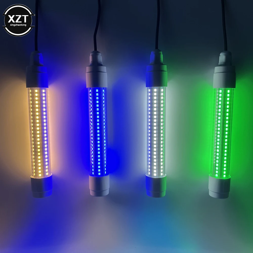 Super bright 13/16W Underwater Led Night Light Submersible Fishing Light Underwater Fish Attracting Lure Light Fish Attract Lamp
