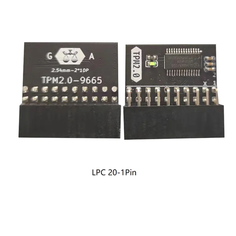 Modulo di sicurezza crittografato A92Z TPM 2.0 Scheda madre a 20 pin Modulo TPM2.0 per scheda madre ASUS Gigabyte