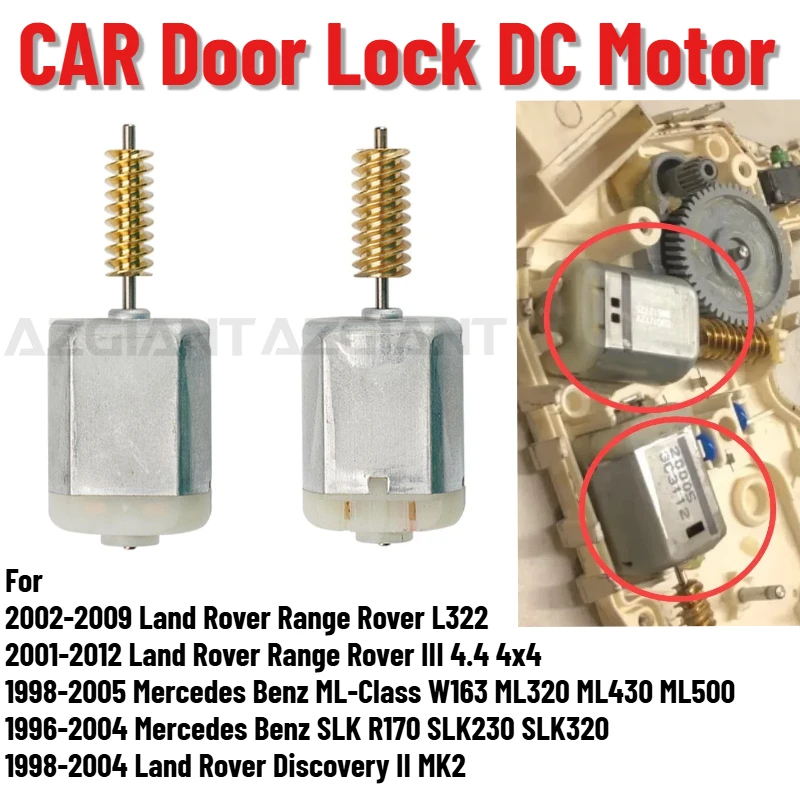 Car Door Lock Motor For Land Rover Range Rover Discovery L322 Mercedes Benz ML-Class SLK DC Power Center Control Latch Actuator