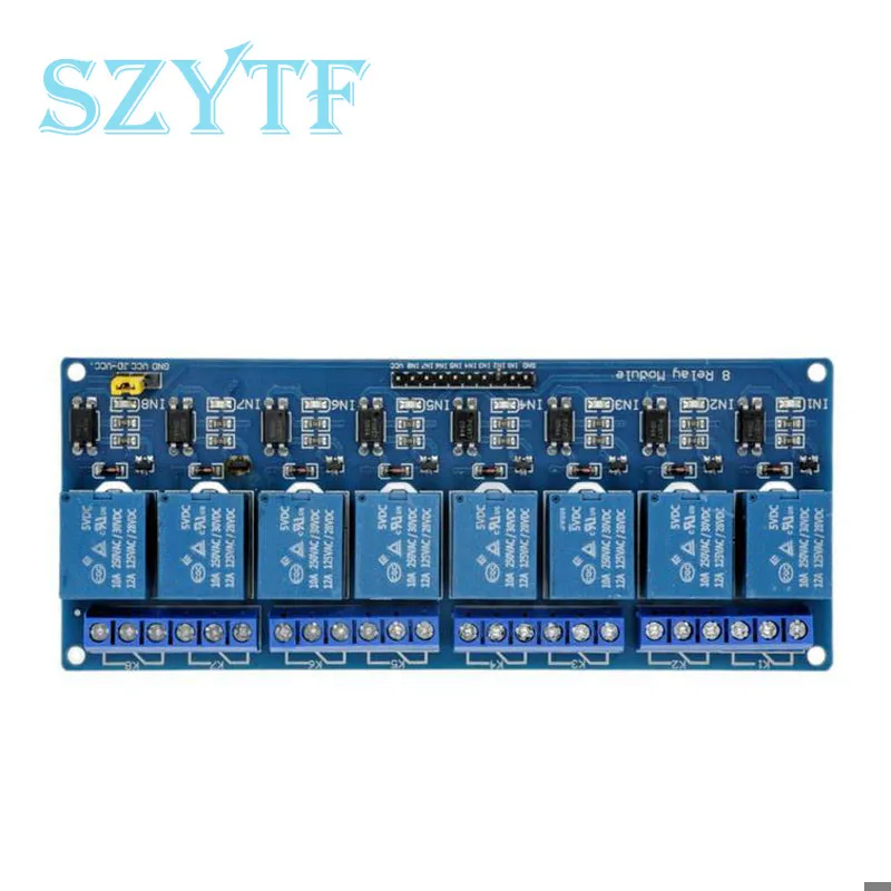 5V 1 2 4 6 8 Channel Relay Module With Optocoupler KY-019 1/2/4/6/8 Way For Arduino