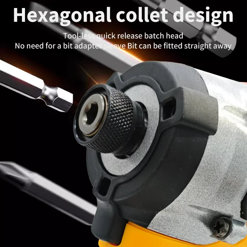 Mamidw Cordless Compact Drill Driver Brushless Electric Drill Multifunctional Screwdriver Power Tools For Dewalt 20V Battery image 3