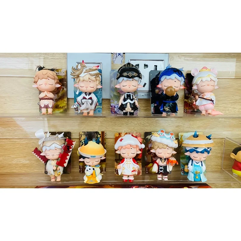 ميمي تشانغ آن سجلات سلسلة صندوق أعمى مفاجأة هدية أنيمي الشكل صندوق غامض لطيف نموذج حلية هدايا عيد الميلاد