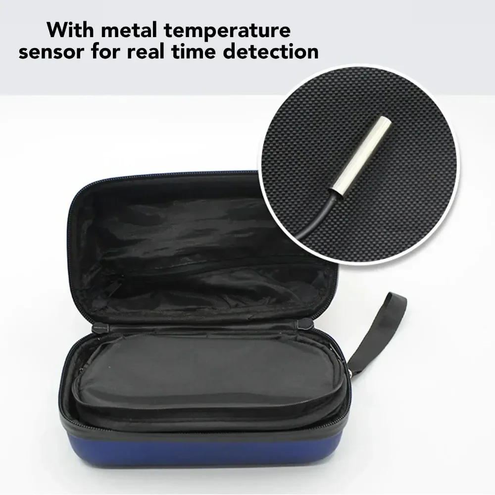 Bolsa enfriadora de insulina portátil, Mini estuche de refrigeración de insulina de viaje, bolsa de aislamiento térmico médico, suministros para