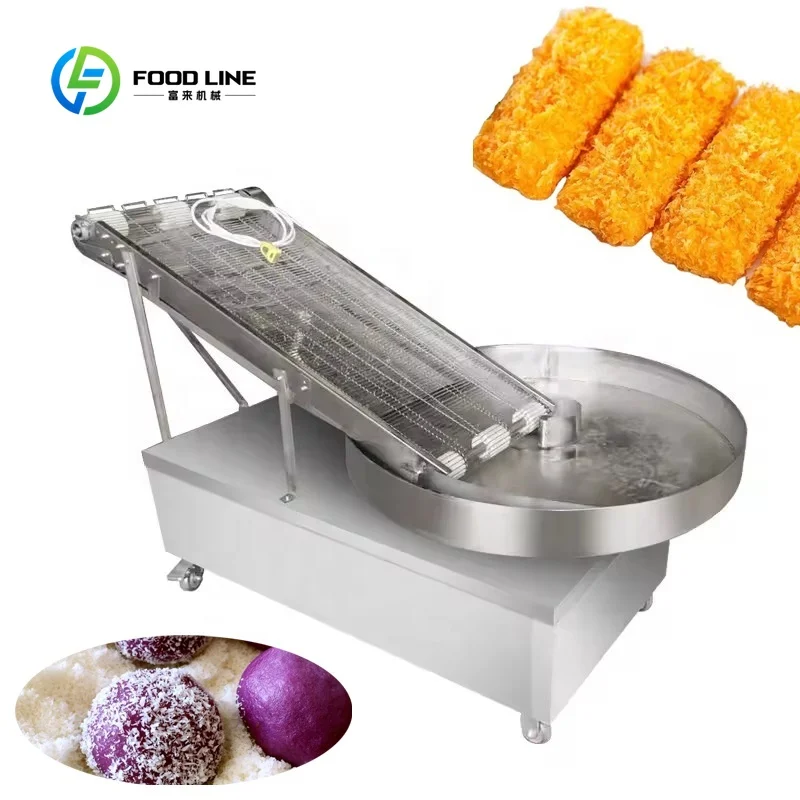 Máquina para Rebozar con Harina para Tempura, Máquina para Cubrir con Pan Rallado para Pollo y Chuletas de Cerdo