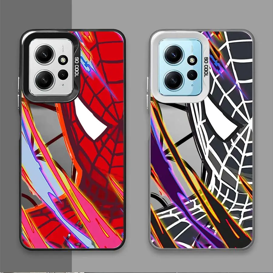 Marvel Anime Spider Man Phone case for Xiaomi Redmi Note 10 11 12 13 S Pro 4G 5G 11ProPlus 12ProPlus 13ProPlus 5G Funda case