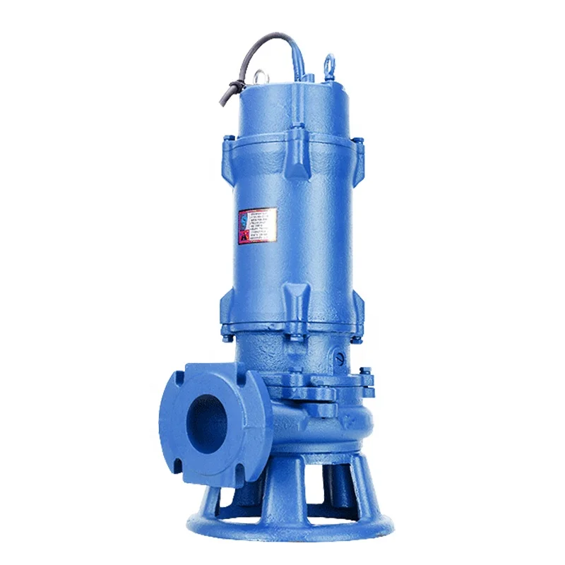 Heavy Duty Submersible Grinder Sewage Pump Cutter Submersible Water Pump Usage Fecal Single Blade Impeller Toilet Pump Chopper