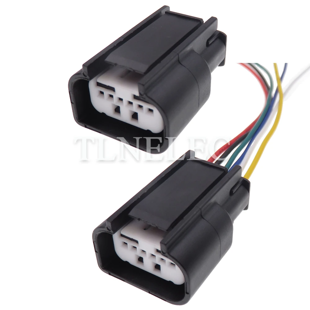 6 Pin Way Auto Rear View Camera RVC Sealed Connector with Wires Automotive Wiring Cable Sockets For Ford